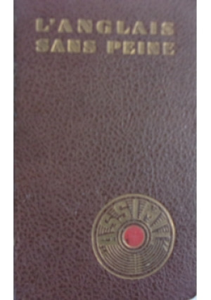 L'anglais sans peine, 1948 r. - A. Cherel - książka  wyd. 1948