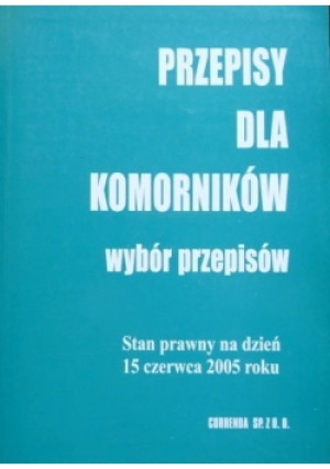 Przepisy dla komorników - Praca Zbiorowa - książka  wyd. 2005