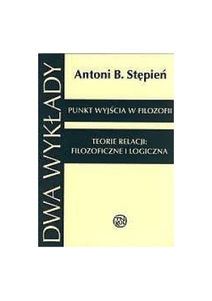 Dwa wykłady - Antoni B. Stępień - książka  wyd. 2005