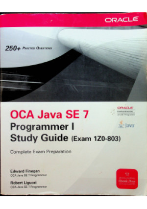 OCA Java se 7 - książka  wyd. 2013