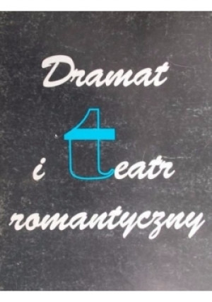 Dramat i teatr romantyczny  Tom I - Jan Błoński - książka  wyd. 1992