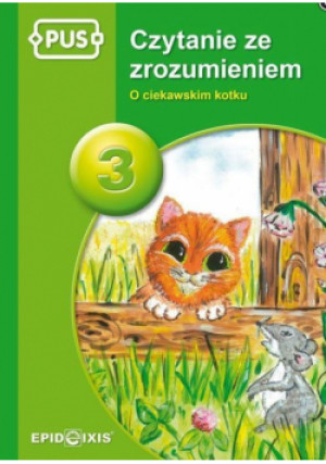 PUS Czytanie ze zrozumieniem 3 O ciekawskim kotku - Piekarska Agnieszka - książka  wyd. 2016