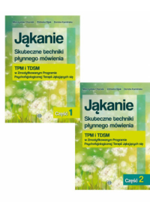 Jąkanie. Skuteczne techniki płynnego.. komplet 1-2 - Chęciek Mieczysław, Bijak Elżbieta, Kamińs Dorota - książka  wyd. 2014