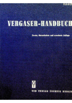 Vergaser Handbuch - Heinrich Illgen - książka  wyd. 1963