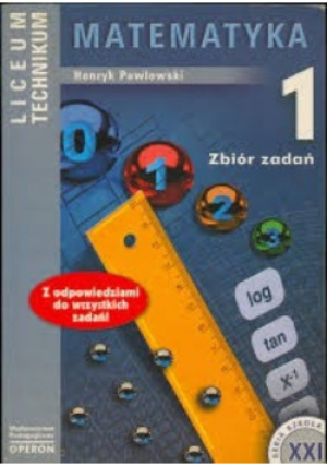 Matematyka 1 Zbiór zadań - Henryk Pawłowski - książka  wyd. 2002