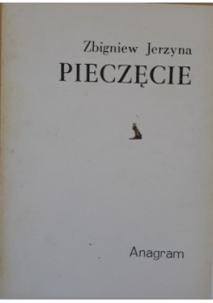 Pieczęcie - Zbigniew Jerzyna - książka historyczna wyd. 1993