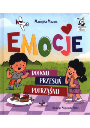 Emocje Dotknij, przesuń, potrząśnij Kapitan Nauka - Mazan Maciejka - książka  wyd. 2022