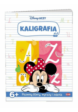 Disney Uczy Minnie Kaligrafia - książka  wyd. 2023