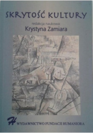 Skrytość kultury - Krystyna Zamiara - książka