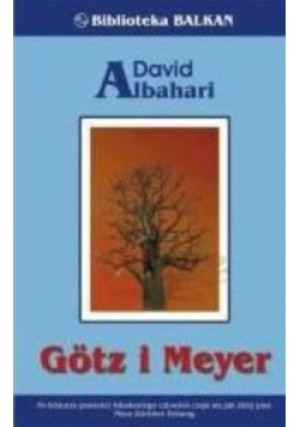 Gotz i Meyer - David Albahari - książka  wyd. 2007