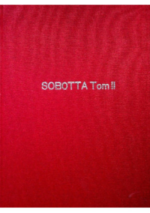Sobotta Tom 2 - Sobotta - książka  wyd. 2001
