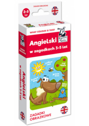 Angielski 3-5 lat. Zagadki obrazkowe. Kapitan Nauka - Jakubowska Barbara - książka  wyd. 2022