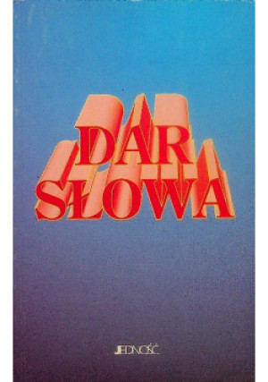 Dar Słowa - Tadeusz Śmiech - książka  wyd. 1993