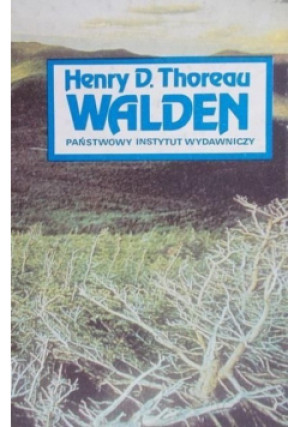 Walden - Henry David Thoreau - książka fantasy wyd. 1991