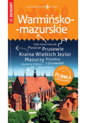 Warmińsko-mazurskie Przewodnik turystyczny - książka  wyd. 2022
