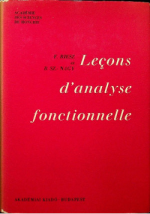 Lecons d analyse fonctionnelle - F. Riesz - książka  wyd. 1972