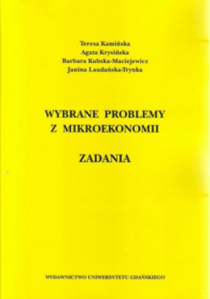 Wybrane problemy z mikroekonomii - książka  wyd. 2011