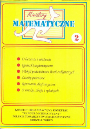 Miniatury matematyczne Część 2 - książka  wyd. 2017