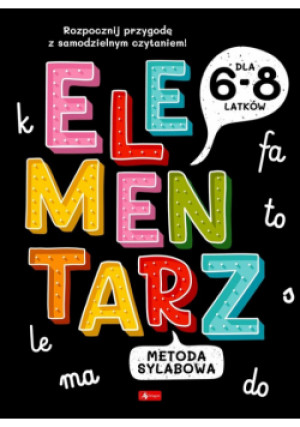 Elementarz metoda sylabowa - książka  wyd. 2023