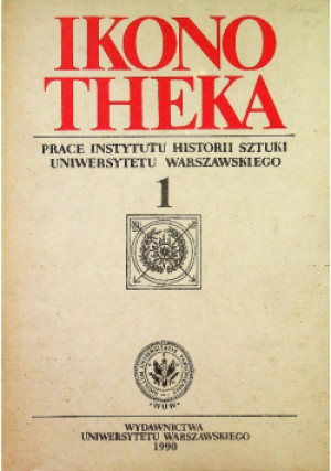 Ikonotheka 1 - Praca Zbiorowa - książka  wyd. 1993
