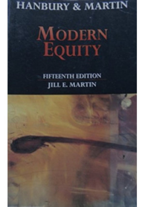 Modern Equity - Jill E. Martin (red.) - książka  wyd. 1997