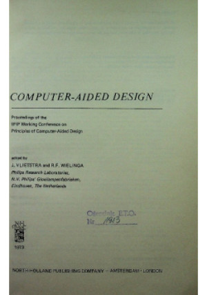 Computer - aided design - Praca Zbiorowa - książka  wyd. 1973