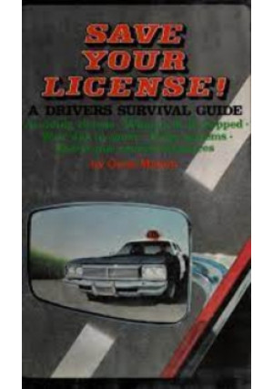 Save your license - Gene Mason - książka  wyd. 1978