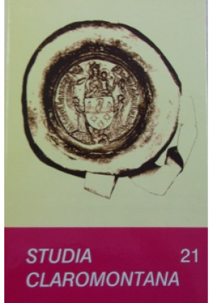 Studia claromontana 21 - Praca Zbiorowa - książka  wyd. 2003