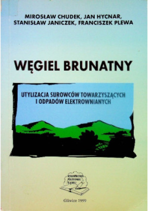 Węgiel brunatny - Mirosław Chudek - książka  wyd. 1999