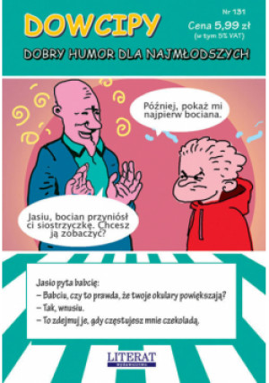 Dowcipy. Dobry humor dla najmłodszych - Przemysław Adamczewski - książka  wyd. 2023