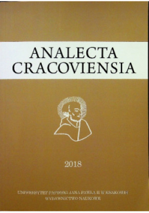 Analecta cracoviensia L - Praca Zbiorowa - książka  wyd. 2018