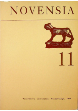 Novensia tom 11 - Praca Zbiorowa - książka  wyd. 1998