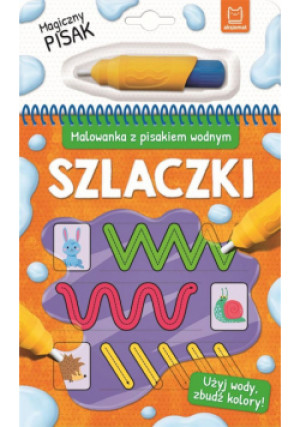 Malowanka z pisakiem wodnym. Szlaczki - Podgórska Anna - książka  wyd. 2020
