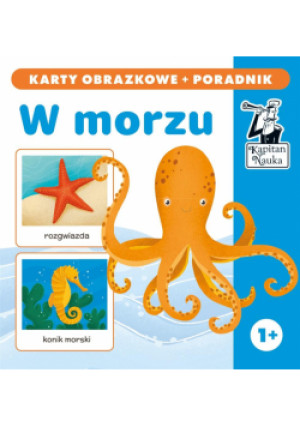 Kapitan Nauka. W morzu (karty obrazkowe +poradnik) - Gabriela Bieniek-Zaremba - książka  wyd. 2020