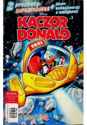Kaczor Donald Nr 1 - książka  wyd. 2016