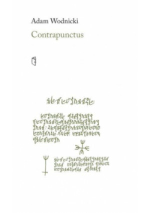 Contrapunctus - Adam Wodnicki, Wodnicki Adam - książka  wyd. 2020