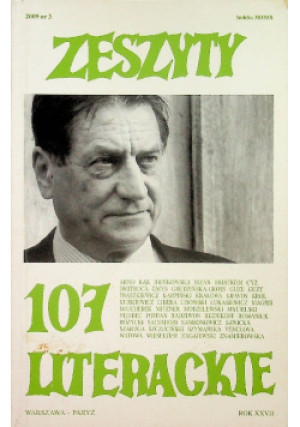 Zeszyty literackie 107 - Praca Zbiorowa - książka  wyd. 2007