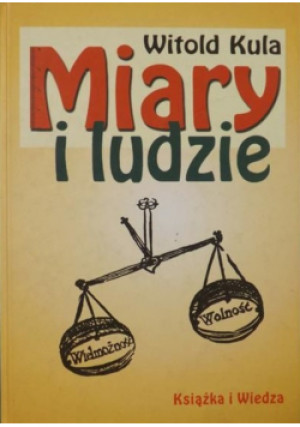 Miary i ludzie - Witold Kula - książka historyczna wyd. 2004