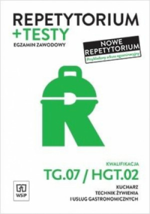 Repetytorium i testy egz. Kwal. TG.07/HGT.02 - Kmiołek-Gizara Anna - książka  wyd. 2020