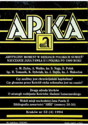 Arka nr 52 / 1994 - Praca Zbiorowa - książka  wyd. 1994