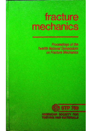 Fracture Mechanics - Praca Zbiorowa - książka  wyd. 1980