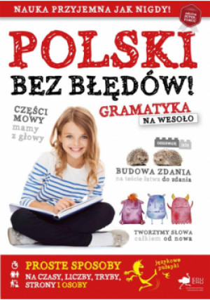 Polski bez błędów. Gramatyka na wesoło - zbiora praca - książka  wyd. 2023