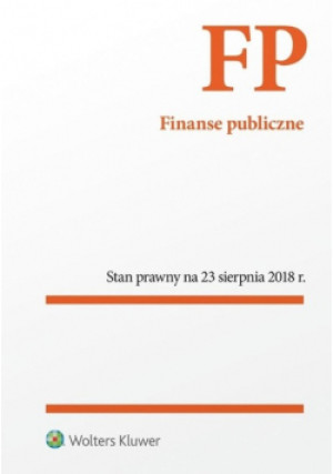 Finanse publiczne - Praca Zbiorowa - książka  wyd. 2018