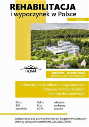 Rehabilitacja i wypoczynek w Polsce 2023 - Franczukowski Zbigniew - książka  wyd. 2023