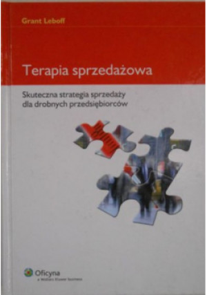 Terapia sprzedażowa - Grant Leboff - książka  wyd. 2009
