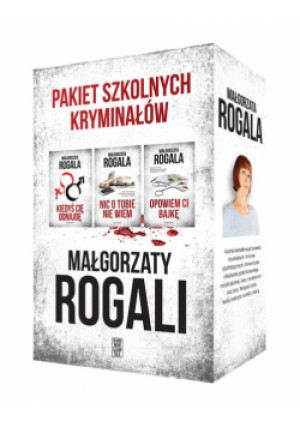 Pakiet Szkolnych kryminałów Małgorzaty Rogali - Małgorzata Rogala - książka  wyd. 2022