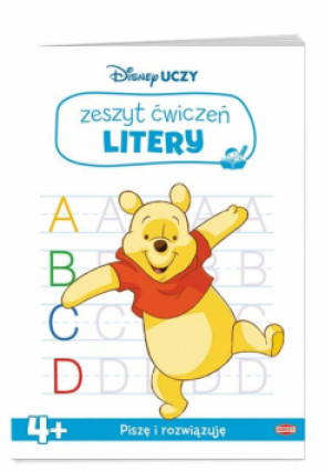 Disney Uczy. Zeszyt ćwiczeń. Litery - Zbiorowa Praca - książka  wyd. 2021
