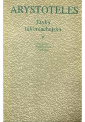 Etyka nikomachejska - Arystoteles - książka  wyd. 1982