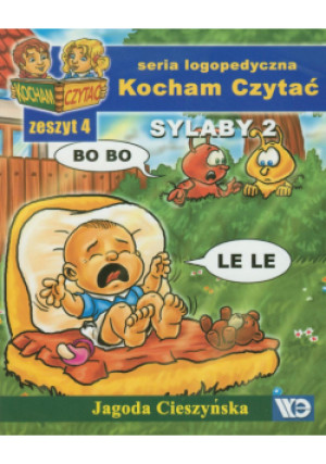 Kocham czytać zeszyt 4. Sylaby 2 - Cieszyńska Jagoda - książka  wyd. 2012