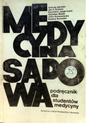 Medycyna sądowa - Andrzej Jakliński - książka  wyd. 1979